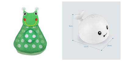 Electric Baby Bath Whale Toy with Water Spray