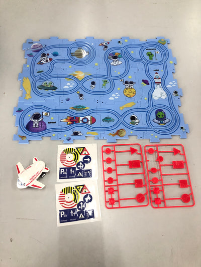 Kids DIY Electric Train Track Puzzle Toy Set