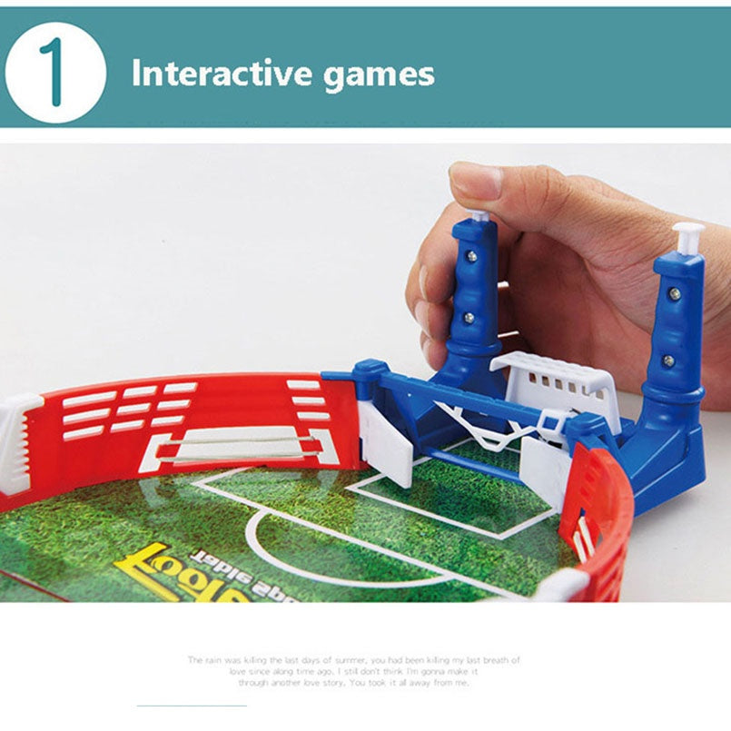 Mini Tabletop Soccer Game Kit for Kids & Family