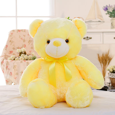 LED Light Up Teddy Bear Plush Toy Colorful Gift