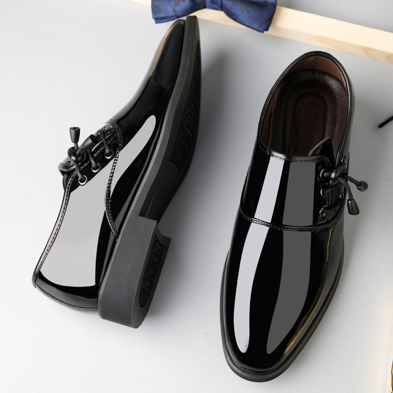 Men’s Italian Patent Leather Oxford Dress Shoes