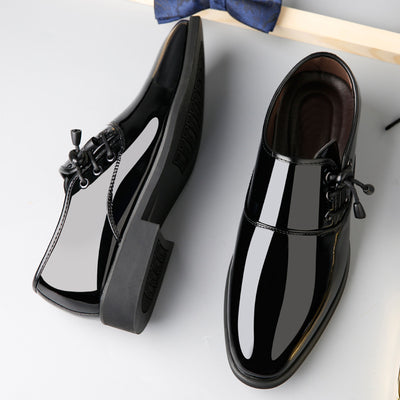 Men’s Italian Patent Leather Oxford Dress Shoes