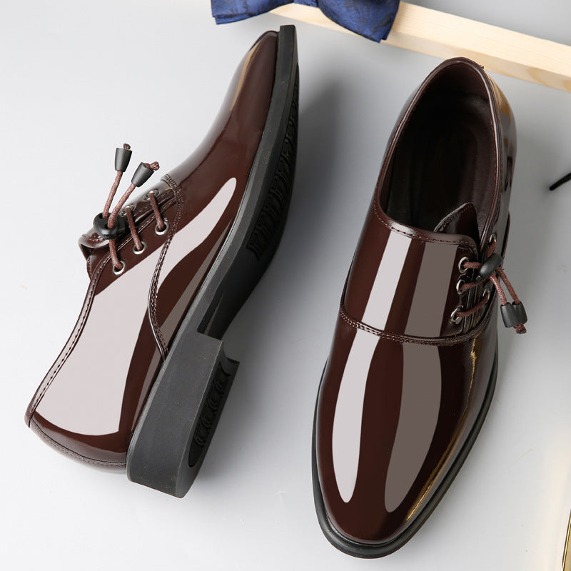 Men’s Italian Patent Leather Oxford Dress Shoes