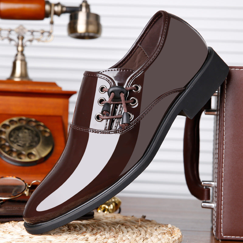 Men’s Italian Patent Leather Oxford Dress Shoes