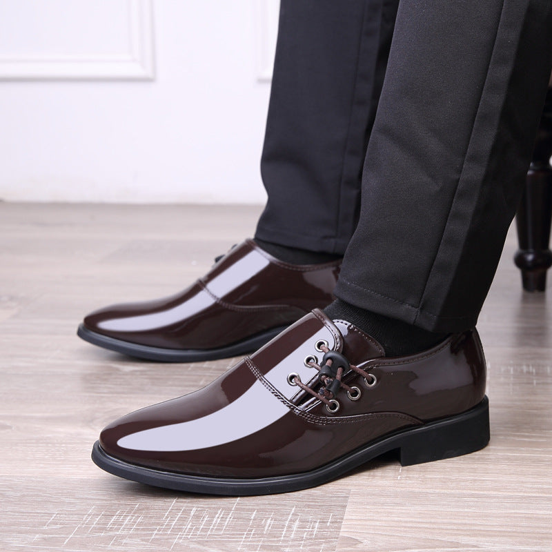 Men’s Italian Patent Leather Oxford Dress Shoes