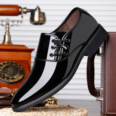 Men’s Italian Patent Leather Oxford Dress Shoes