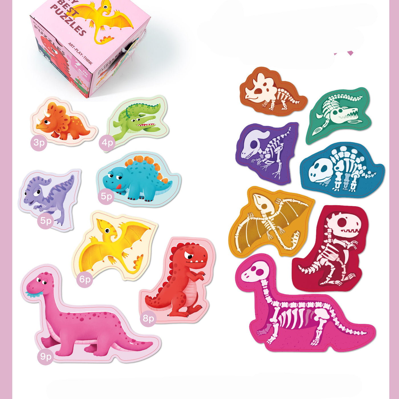 Advanced Educational Big Piece Puzzle Wooden Toys For Babies And Toddlers Enlightenment And Logical Thinking