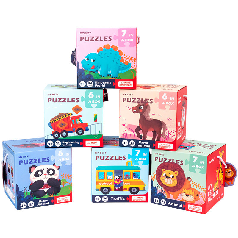 Advanced Educational Big Piece Puzzle Wooden Toys For Babies And Toddlers Enlightenment And Logical Thinking