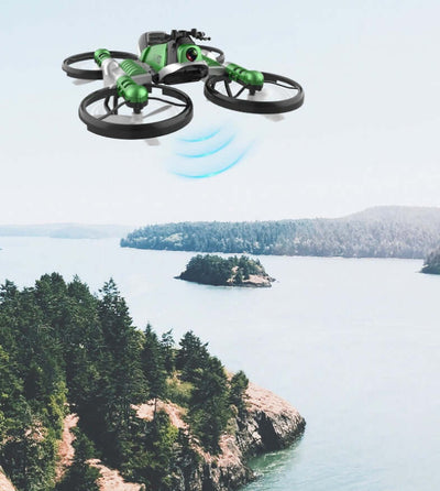 WiFi FPV 2-in-1 RC Drone Motorcycle with Camera