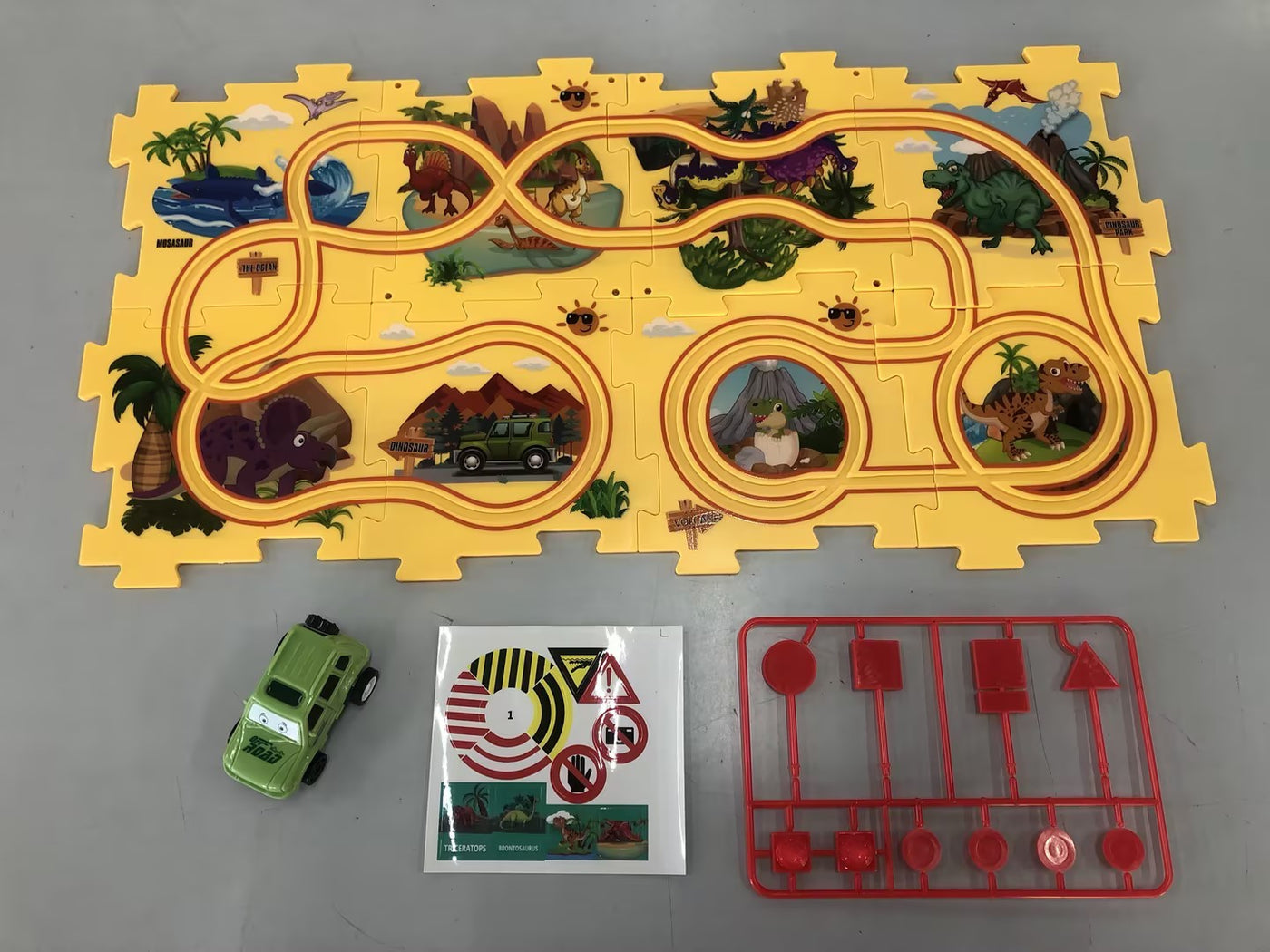 Kids DIY Electric Train Track Puzzle Toy Set