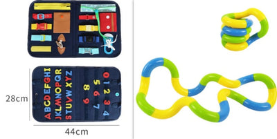 Busy Book Learning Toy for Toddlers & Preschool Kids