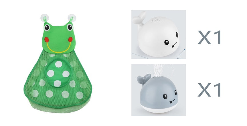 Electric Baby Bath Whale Toy with Water Spray