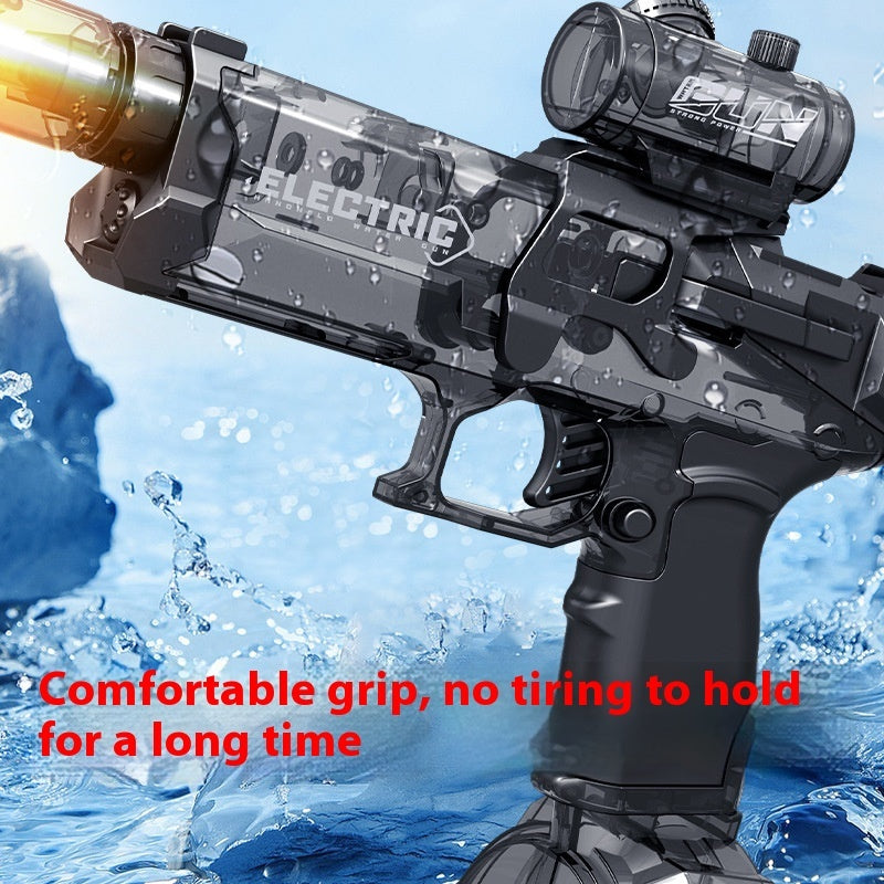 Electric Water Gun Automatic Spray Toy with Lights