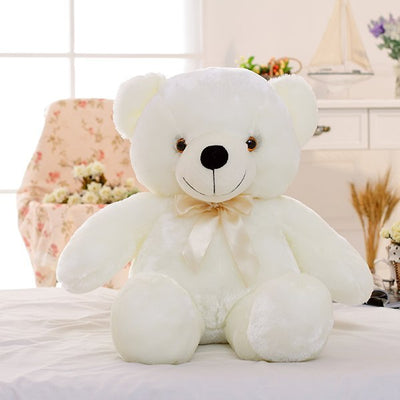 LED Light Up Teddy Bear Plush Toy Colorful Gift