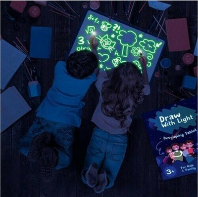 3D Magic Drawing Pad Educational Light Up Board