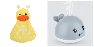 Electric Baby Bath Whale Toy with Water Spray