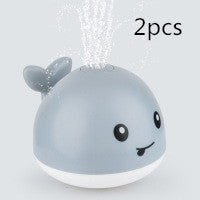 Electric Baby Bath Whale Toy with Water Spray