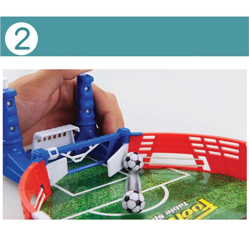 Mini Tabletop Soccer Game Kit for Kids & Family