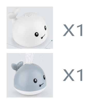 Electric Baby Bath Whale Toy with Water Spray