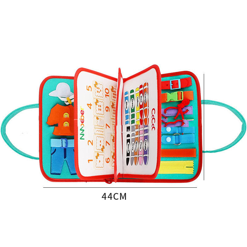 Busy Book Learning Toy for Toddlers & Preschool Kids