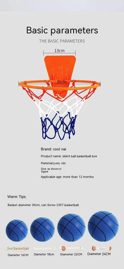 Soft Silent Foam Basketball Indoor Sports Toy for Kids