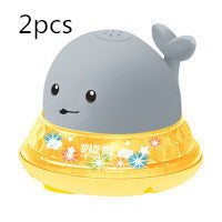Electric Baby Bath Whale Toy with Water Spray