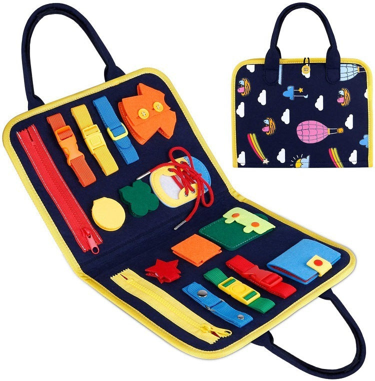 Busy Book Learning Toy for Toddlers & Preschool Kids