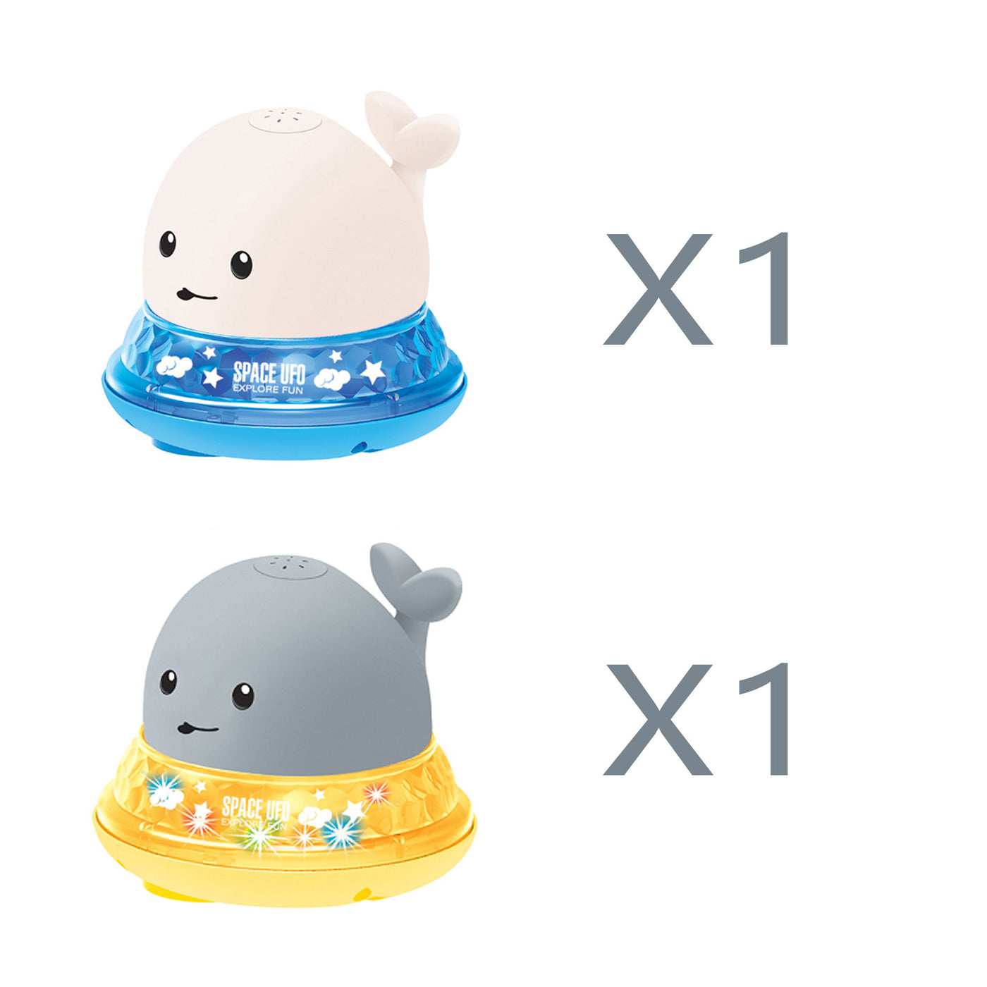 Electric Baby Bath Whale Toy with Water Spray