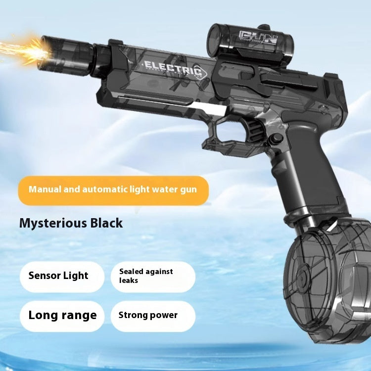 Electric Water Gun Automatic Spray Toy with Lights