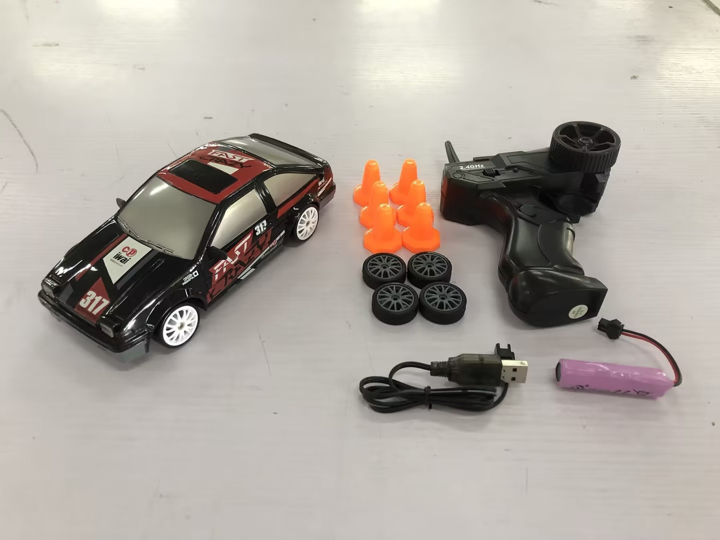 2.4G 4WD RC Drift Car Toy Racing Vehicle for Kids