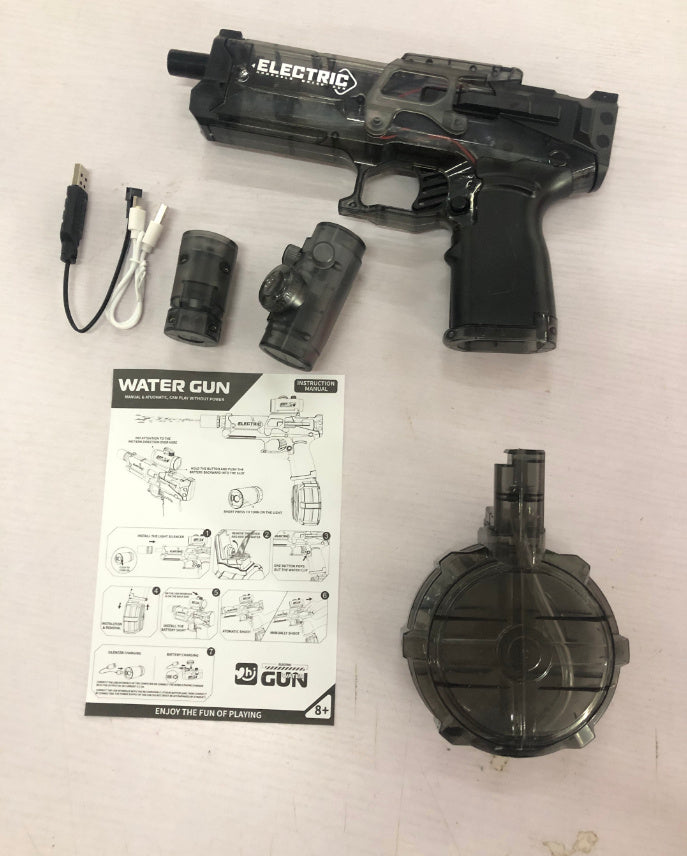 Electric Water Gun Automatic Spray Toy with Lights
