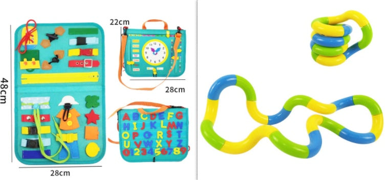 Busy Book Learning Toy for Toddlers & Preschool Kids