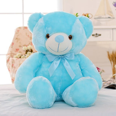 LED Light Up Teddy Bear Plush Toy Colorful Gift