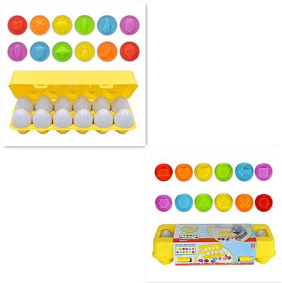 Montessori Egg Shape Matching Educational Toy for Kids