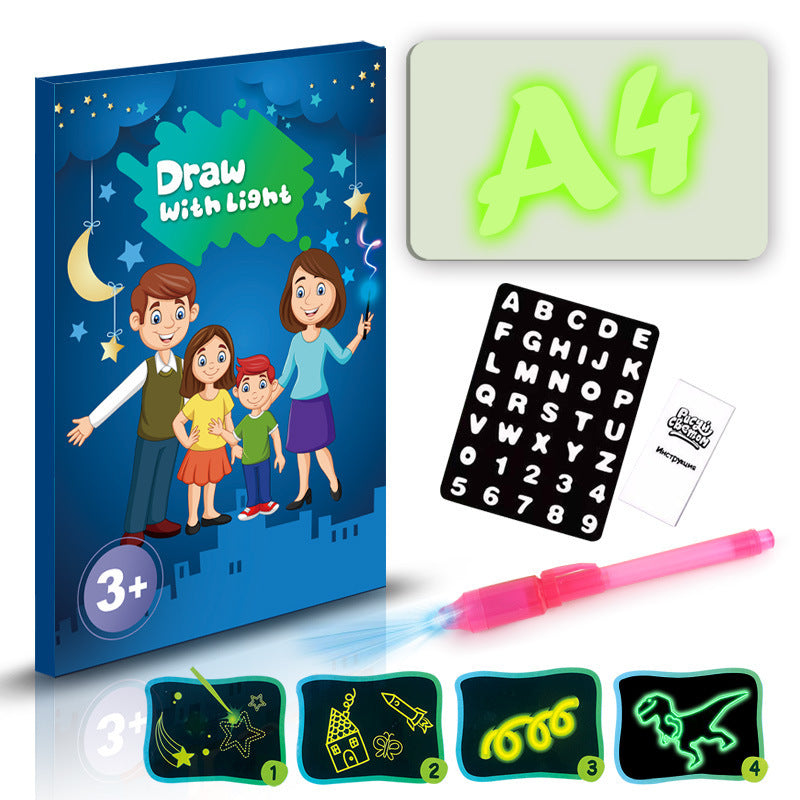 3D Magic Drawing Pad Educational Light Up Board