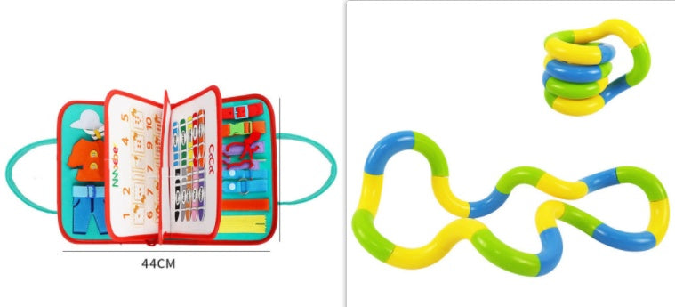 Busy Book Learning Toy for Toddlers & Preschool Kids
