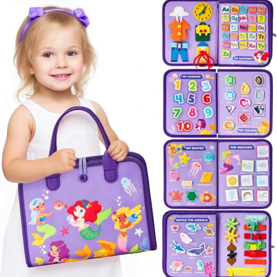 Busy Book Learning Toy for Toddlers & Preschool Kids