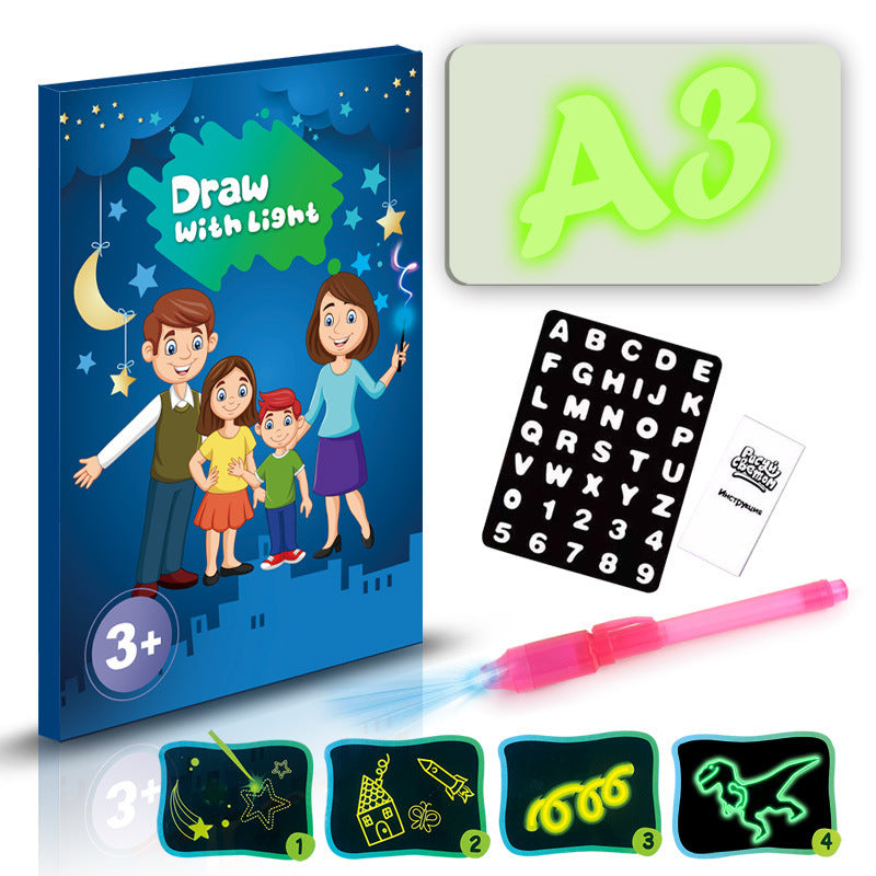 3D Magic Drawing Pad Educational Light Up Board