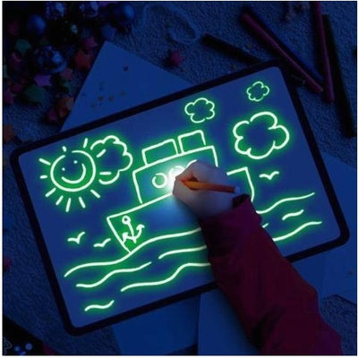 3D Magic Drawing Pad Educational Light Up Board