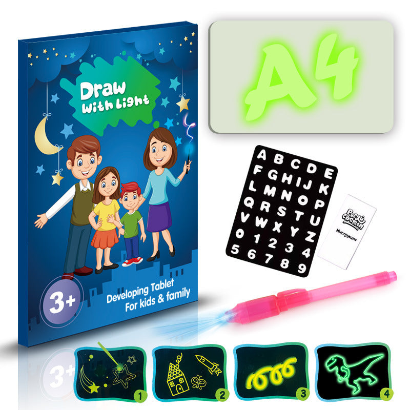 3D Magic Drawing Pad Educational Light Up Board