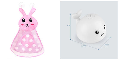 Electric Baby Bath Whale Toy with Water Spray