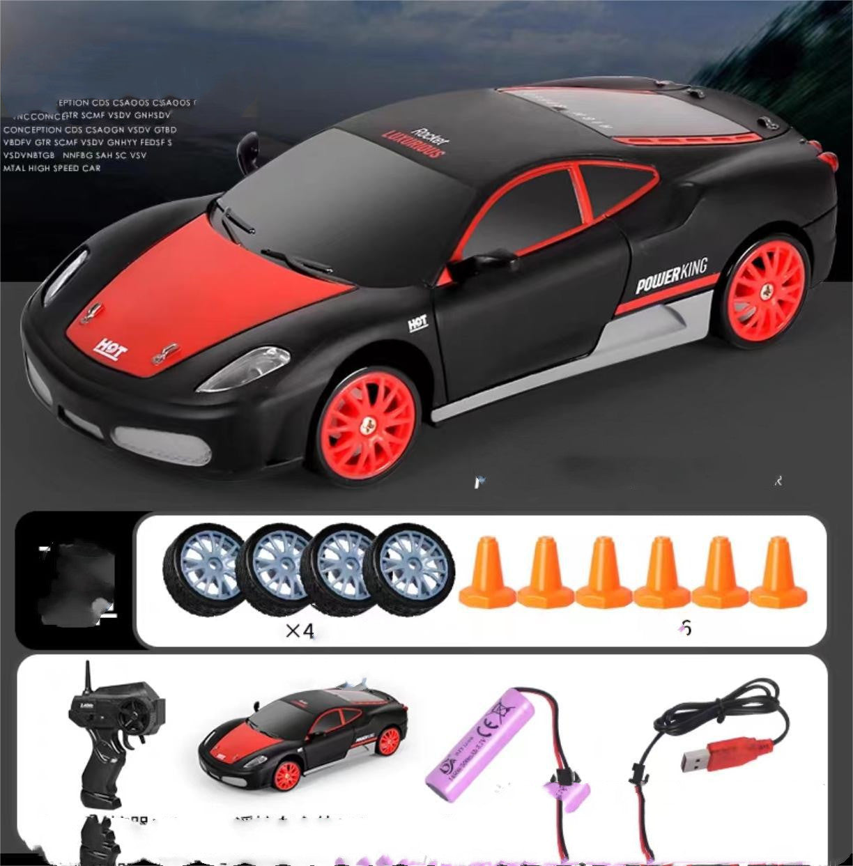 2.4G 4WD RC Drift Car Toy Racing Vehicle for Kids