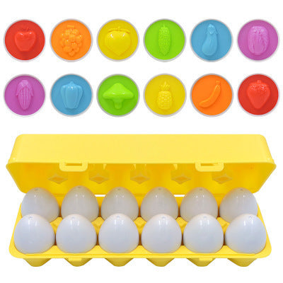 Montessori Egg Shape Matching Educational Toy for Kids