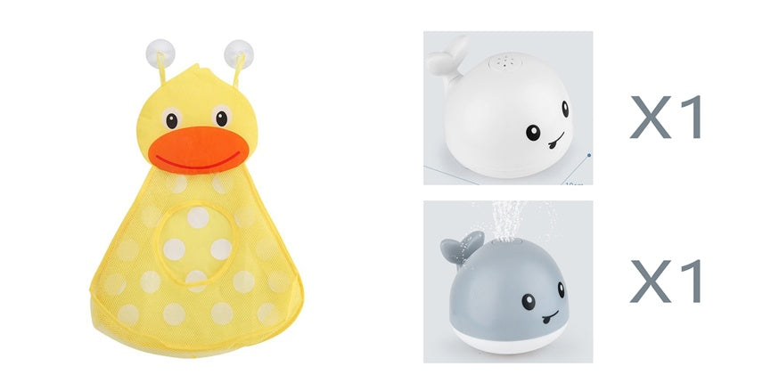 Electric Baby Bath Whale Toy with Water Spray