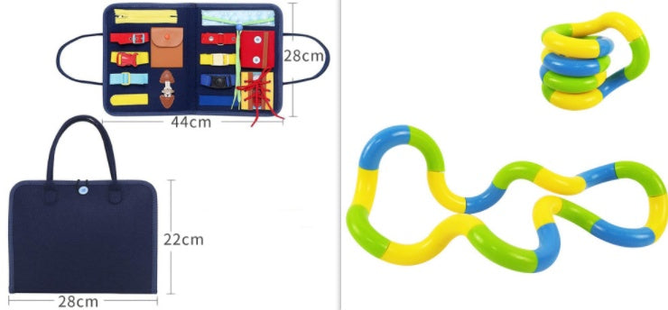 Busy Book Learning Toy for Toddlers & Preschool Kids