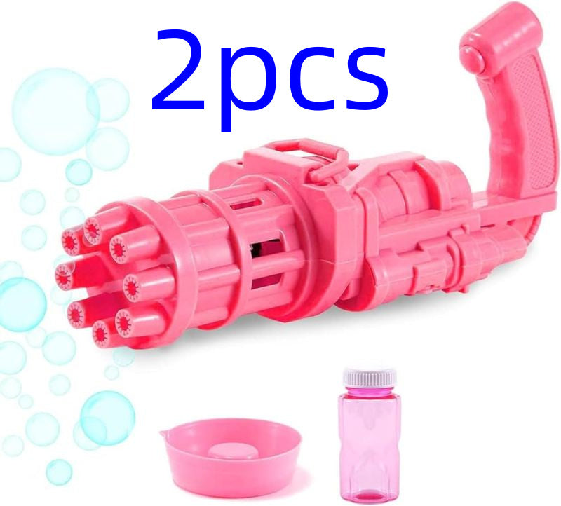 Kids Bubble Gun Bath Toy Fun Plastic Machine Toy
