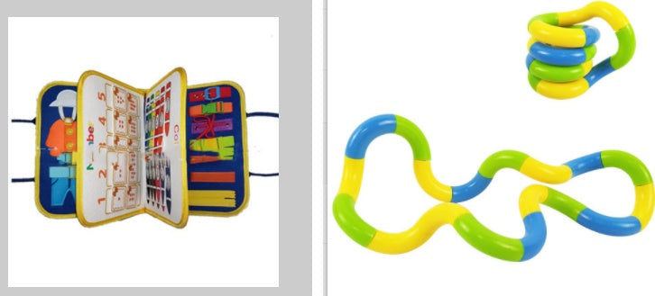 Busy Book Learning Toy for Toddlers & Preschool Kids