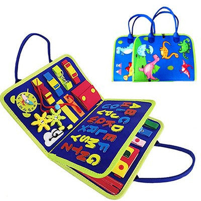 Busy Book Learning Toy for Toddlers & Preschool Kids