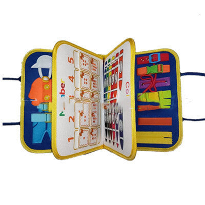 Busy Book Learning Toy for Toddlers & Preschool Kids
