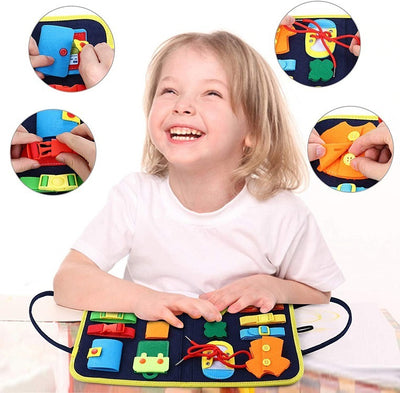 Busy Book Learning Toy for Toddlers & Preschool Kids